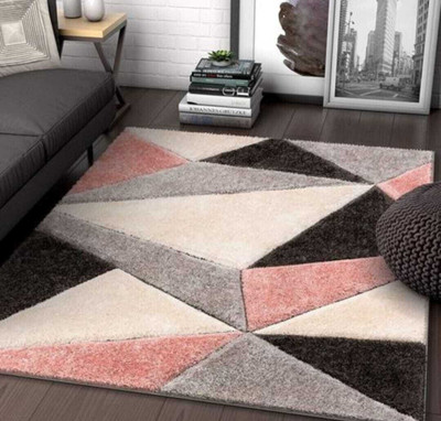 Samjeeda Handloom carpets Beige Wool Carpet(90 cm,  X 150 cm, Rectangle)