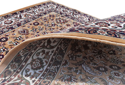 Acarpet Gold Silk Carpet(2 ft,  X 6 ft, Rectangle)