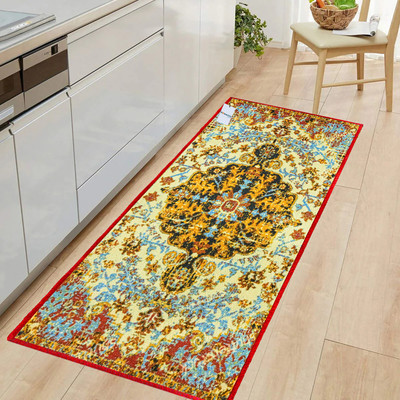 HOMESTIC Multicolor Cotton Runner(2 ft,  X 5 ft, Rectangle)