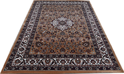 HR CARPET Multicolor Silk Carpet(4 ft.,  X 6 ft., Rectangle)