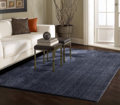 Enyra Homes Grey Polyester Carpet(4 ft,  X 6 ft, Rectangle)