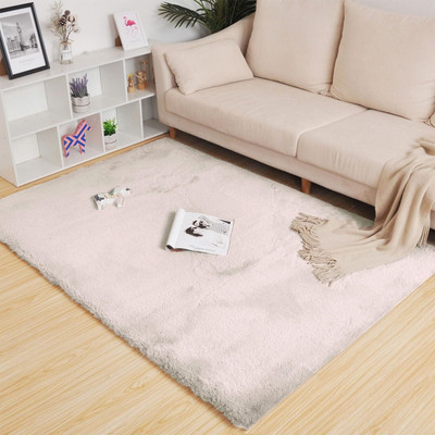 Ra handloom carpet Beige Polyester Carpet(90 cm,  X 150 cm, Rectangle)