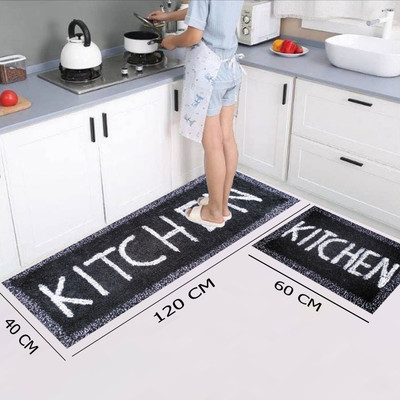 ROUSN Multicolor Cotton Carpet(40 cm,  X 120 cm, Rectangle)