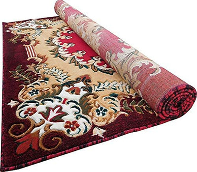 Acarpet Red Polypropylene Carpet(6 ft,  X 8 ft, Rectangle)