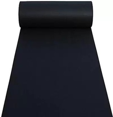 AyanCarpets Black Synthetic Carpet(6 ft,  X 10 ft, Rectangle)