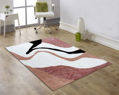 Multitex White Polyester Carpet(150 cm,  X 60 cm, Rectangle)