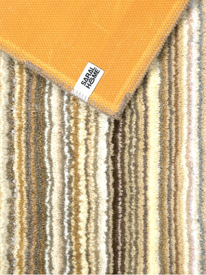 Saral Home Brown Polyester Carpet(120 cm,  X 180 cm, Rectangle)