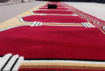 TAHNOORCARPET Multicolor Acrylic Carpet(120 cm,  X 300 cm, Rectangle)