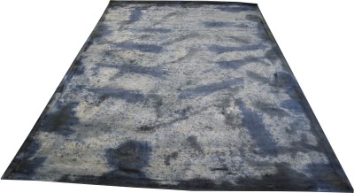 AKAFARUGS Grey, Blue, White Viscose Area Rug(275 cm,  X 366 cm, Rectangle)