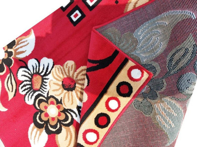 RUGS EXPERTS Red, Multicolor Acrylic Runner(3 cm,  X 5 cm, Rectangle)