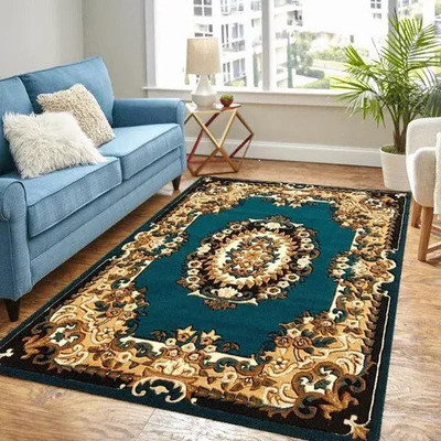 Acarpet Blue Acrylic Carpet(6 cm,  X 8 cm, Rectangle)
