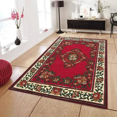 Acarpet Brown Acrylic Carpet(5 cm,  X 7 cm, Rectangle)