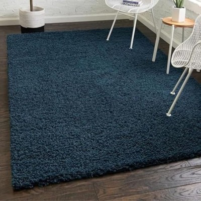 shopgallery Blue Polyester Area Rug(122 cm,  X 183 cm, Rectangle)