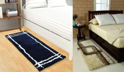 MY HOME 60.96 cm  X 152.2 cm Polyester Carpet(Rectangle, Multicolor)