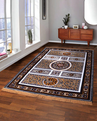 Grahmoy Multicolor Polyester Carpet(90 cm,  X 150 cm, Rectangle)