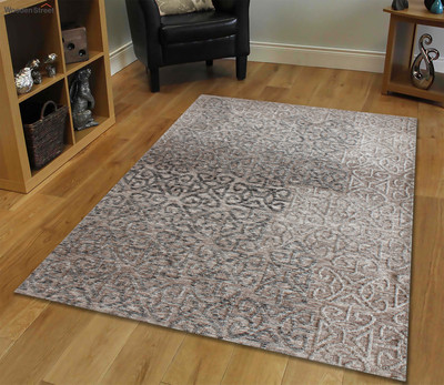 Multitex Gold Polyester Carpet(150 cm,  X 60 cm, Rectangle)