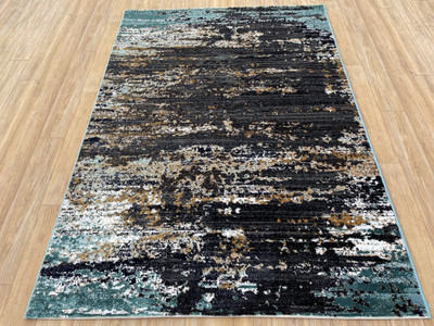 Shag Weaving Yellow Viscose Carpet(90 cm,  X 150 cm, Rectangle)