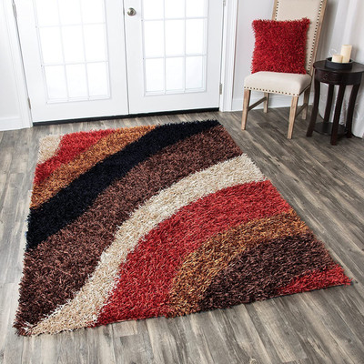 RM Handloom Multicolor Polyester Carpet(3 ft,  X 5 ft, Rectangle)