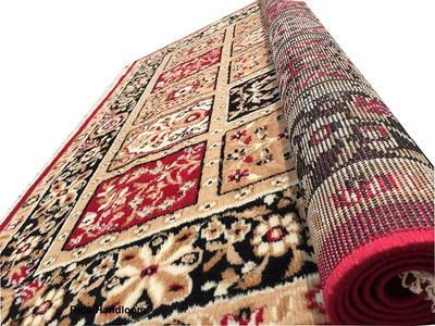 BhCarpet Multicolor Acrylic Runner(6 ft,  X 8 ft, Rectangle)