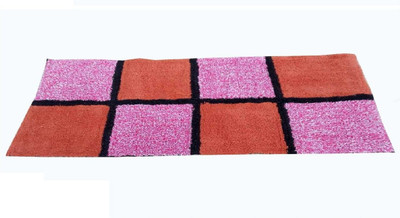 RRcrafts 2 cm  X 4 cm Cotton Runner(Rectangle, Multicolor)