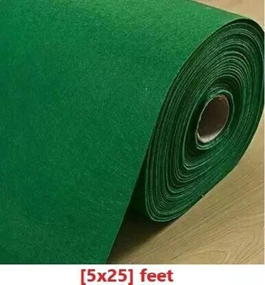 Acarpet Green Synthetic Carpet(5 ft,  X 25 ft, Rectangle)