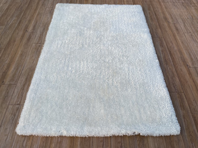 HR CARPET White Wool Carpet(6 ft.,  X 8 ft., Rectangle)