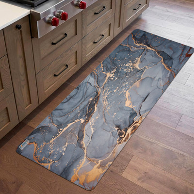 HOMESTIC Multicolor Rubber Runner(48 cm,  X 120 cm, Rectangle)
