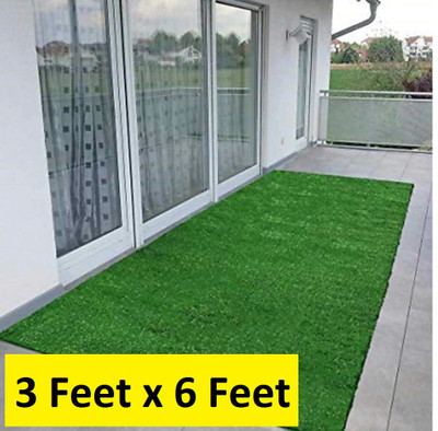 COMFY HOME Artificial Grass, PP (Polypropylene) Floor Mat(Green, Extra Large)