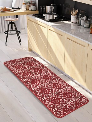Saral Home Red Cotton Runner(1 ft,  X 4 ft, Rectangle)