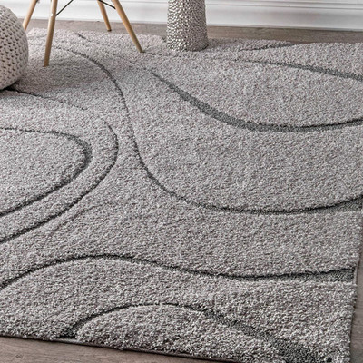 AyanCarpets Grey Polyester Carpet(3 ft,  X 6 ft, Rectangle)