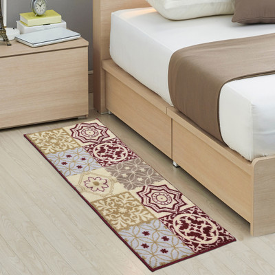 Saral Home Multicolor Polyester Runner(45 cm,  X 120 cm, Rectangle)