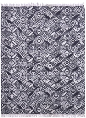 PEQURA Multicolor Wool Area Rug(5 ft,  X 8 ft, Abstract)