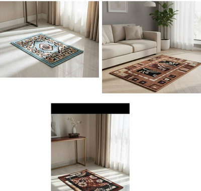 ADIB CARPET 30 cm  X 50 cm Acrylic Runner(Rectangle, Multicolor)