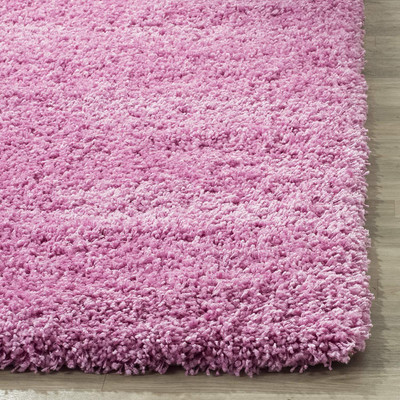 Acarpet Pink Polyester Runner(2 ft,  X 6 ft, Rectangle)