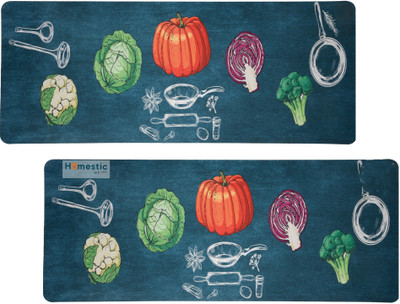 HOMESTIC Multicolor Rubber Runner(48 cm,  X 120 cm, Rectangle)