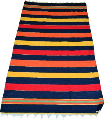 SHRI BALAJI TEXTLES Multicolor Cotton Carpet(137 cm,  X 220 cm, Rectangle)