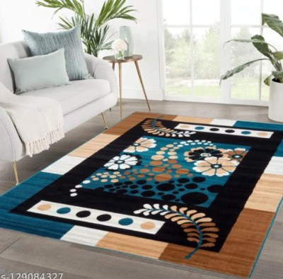 zama Blue Silk Carpet(150 cm,  X 210 cm, Rectangle)