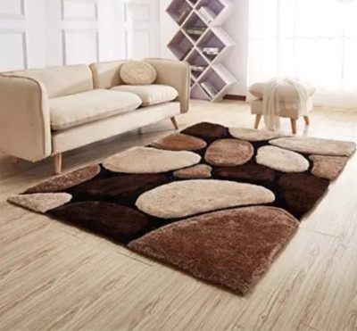 SPA Furnishing Multicolor Polyester Carpet(2 ft,  X 4 ft, Rectangle)
