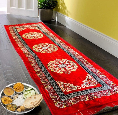 YOURUG Red Velvet Area Rug(2 cm,  X 6 cm, Rectangle)