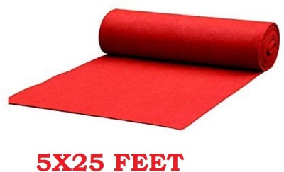 AfCarpets Red Nylon Carpet(150 cm,  X 750 cm, Rectangle)