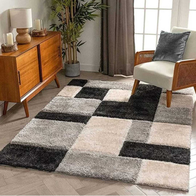 Samjeeda Handloom carpets Red Wool Carpet(150 cm,  X 210 cm, Rectangle)
