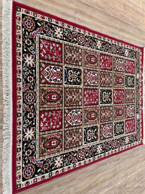 TAHNOORCARPET 150 cm  X 210 cm Acrylic Carpet(Rectangle, Multicolor)