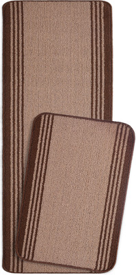 Saral Home Beige Polyester Runner(43 cm,  X 120 cm, Rectangle)
