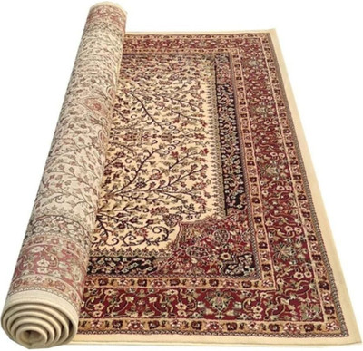 IP FASHION 180 cm  X 270 cm Polyester, Silk Carpet(Rectangle, Multicolor)