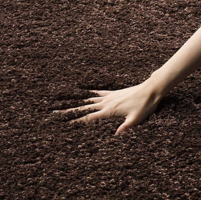 Samjeeda Handloom carpets Brown Wool Carpet(4 ft,  X 6 ft, Rectangle)