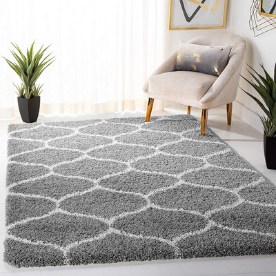 aaho decor Red Polyester, Wool Carpet(152 cm,  X 213 cm, Rectangle)