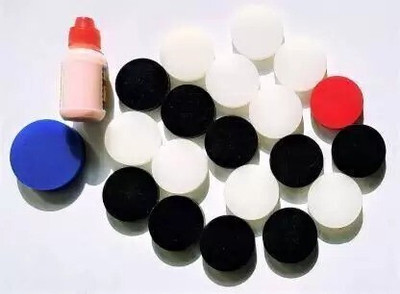 VPHUB Acrylic Plastic Sheet Carrom Coins Set (Pack of 20) with 1 Sticker Carrom Pawns(Pack of 20)