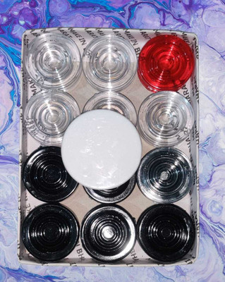 STC Plastic Carrom Striker(Multicolor)