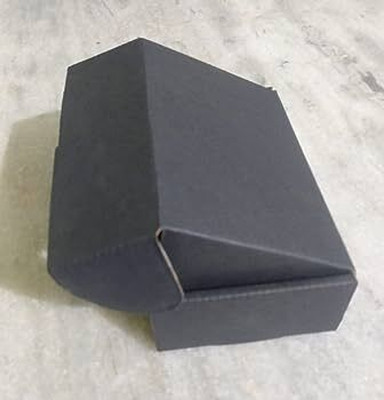 MALANI STORES Self-Locking Box Craft Paper Packaging Box(Pack of 50 Black)
