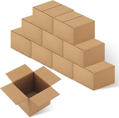 MILLBOX Corrugated Craft Paper packaging Packaging Box(Pack of 25 Brown)